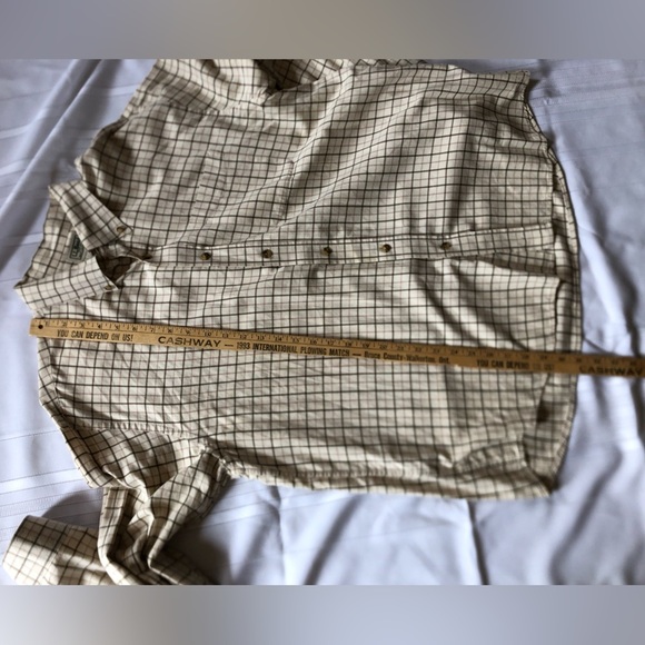 LL Bean Plaid Button Up Casual Shirt - Picture 10 of 14